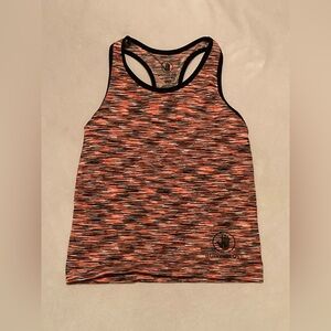 Girls striped pink, black, and white Body Glove tank top size 6/6X